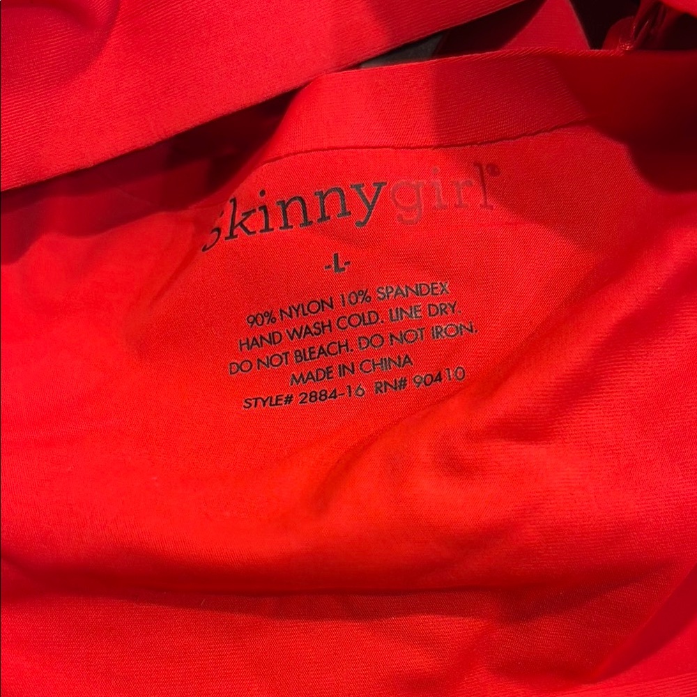 Skinnygirl Red Women's Intimate Bra - Picture 3 of 3